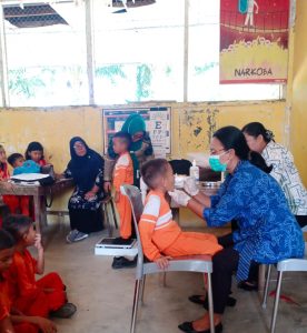 Puskesmas Ofa Padang Mahondang Laksanakan Penjaringan Usaha Kesehatan Sekolah (UKS) untuk Mewujudkan Generasi Sehat dan Berprestasi